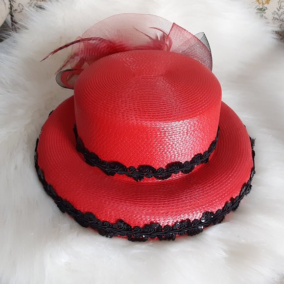 Vintage Festive Church Derby Hat - Picture 9 of 13